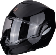 Casca Moto Modulara Flip-Back Exo-Tech Solid Black