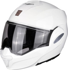 Casca Moto Modulara Flip-Back Exo-Tech Solid White