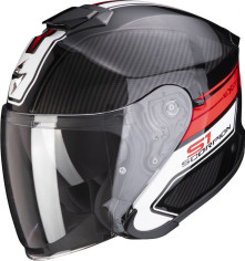 Casca Moto Open Face/Jet Exo-S1 Cross-Ville Black/Red