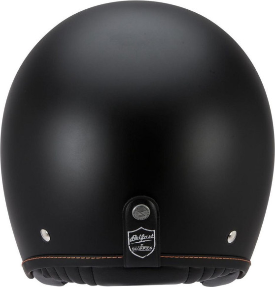 Casca Moto Open Face/Jet Belfast Solid Matt Black