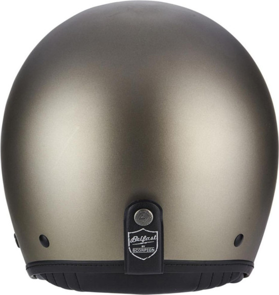 Casca Moto Open Face/Jet Belfast Solid Titanium