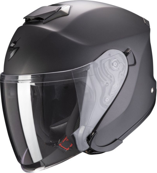 Casca Moto Open Face/Jet EXO-S1 Solid Matt Antracite