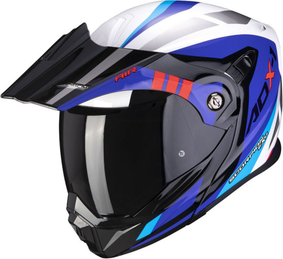 Casca Moto Touring/Adventure ADX-1 Lontano White/Blue/Red