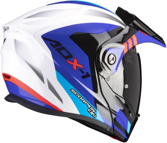 Casca Moto Touring/Adventure ADX-1 Lontano White/Blue/Red