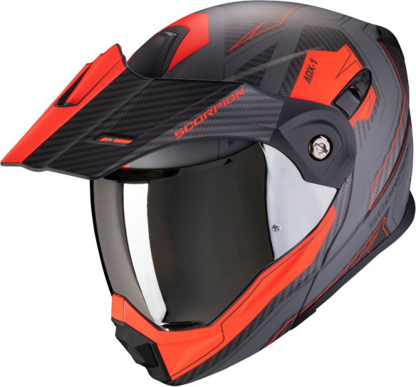 Casca Moto Touring/Adventure ADX-1 Tucson Matt Cement Grey/Red