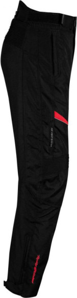 Pantaloni Moto Textili Tommy Black/Red