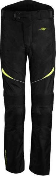 Pantaloni Moto Textili Tommy Black/Yellow Fluo