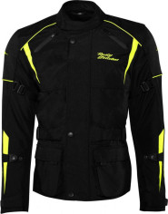 Geaca Moto Textila Tommy Jack Black/Yellow Fluo