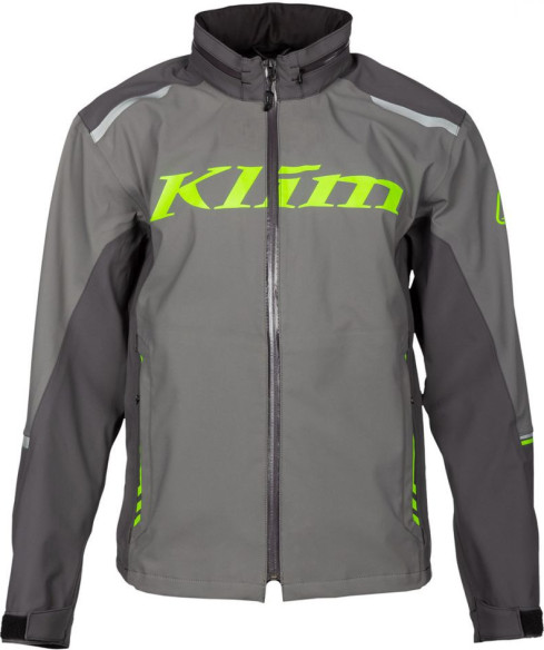 Geaca Moto Textil Enduro S4 Jacket Castlerock Gray-Electrik Gecko