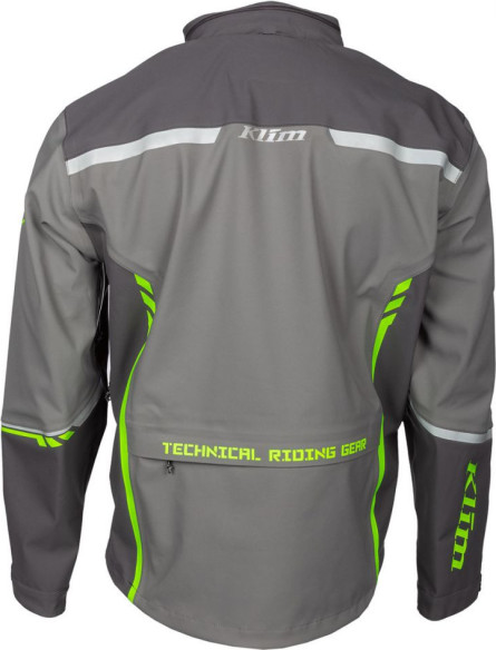 Geaca Moto Textil Enduro S4 Jacket Castlerock Gray-Electrik Gecko