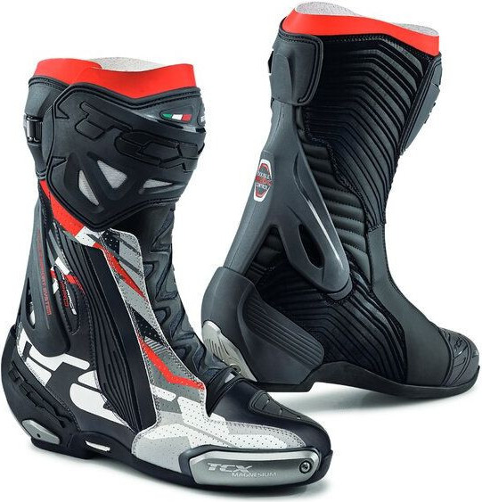 Cizme racing RT-RACE PRO AIR Black/White/Red
