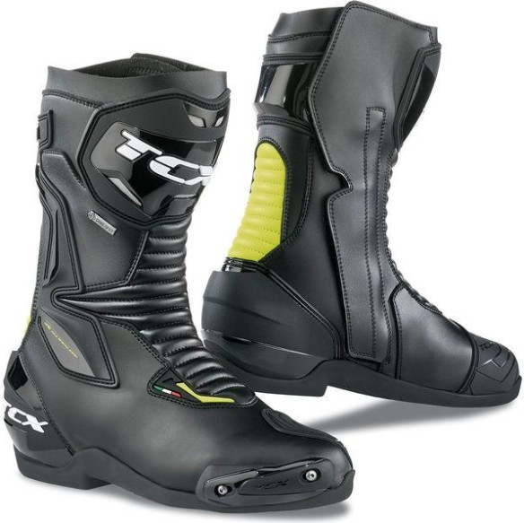Cizme Moto Sport/Touring SP-MASTER GoreTex Black/Yellow Fluo