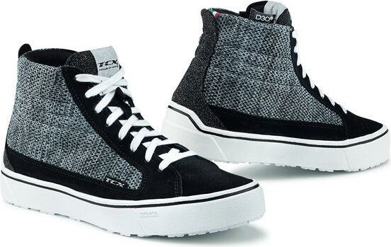 Ghete Moto Dama STREET 3 Lady AIR Black/Grey
