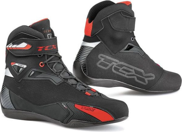 Ghete Moto Sport/Touring RUSH Black/Red