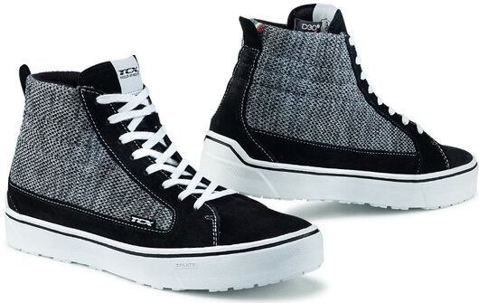 Ghete Moto STREET 3 AIR Black/Grey