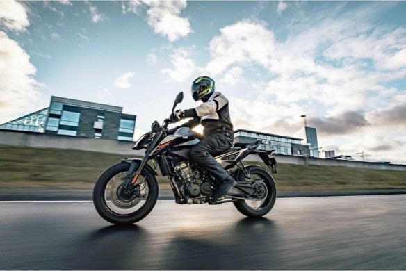 Manusi Moto Piele Contra 2 White
