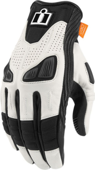 Manusi Moto Piele Dama Automag 2 White