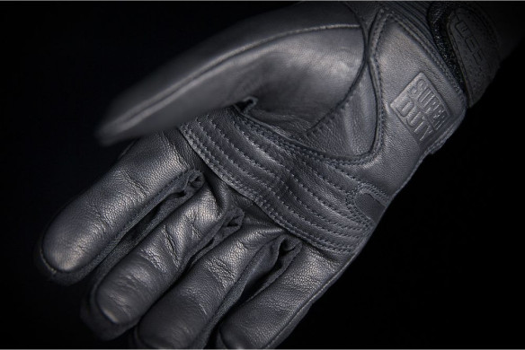 Manusi Moto Piele Superduty 2 Short Gloves Black