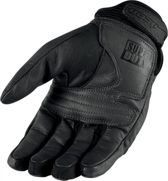 Manusi Moto Piele Superduty 2 Short Gloves Black
