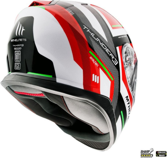 Casca Moto Full-Face Thunder 3 SV Carry C5 Gloss Pearl Red