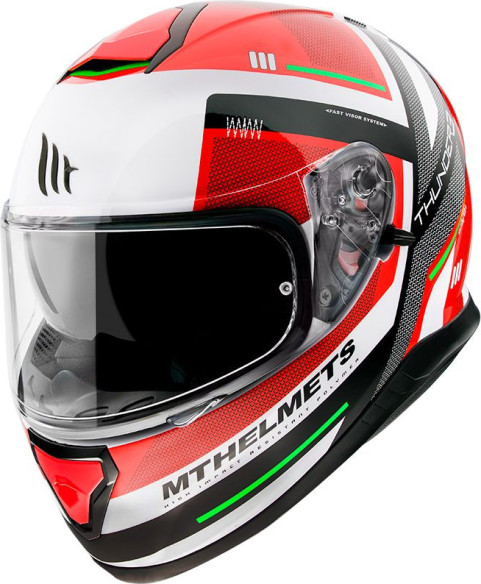 Casca Moto Full-Face Thunder 3 SV Carry C5 Gloss Pearl Red