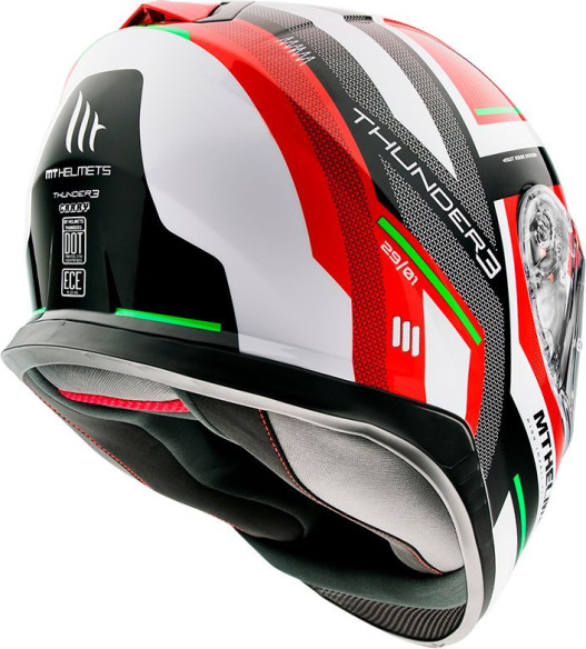Casca Moto Full-Face Thunder 3 SV Carry C5 Gloss Pearl Red
