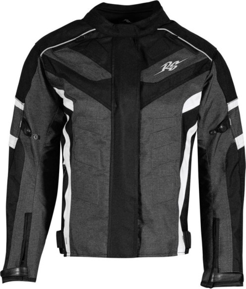 Geaca Moto Textila Juliette Black/White