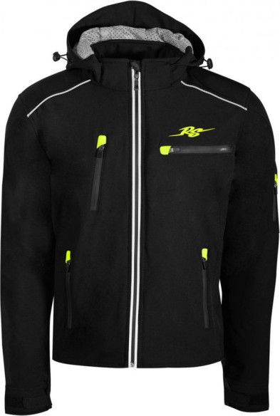 Geaca Moto Textila Stan Black/Yellow Fluo