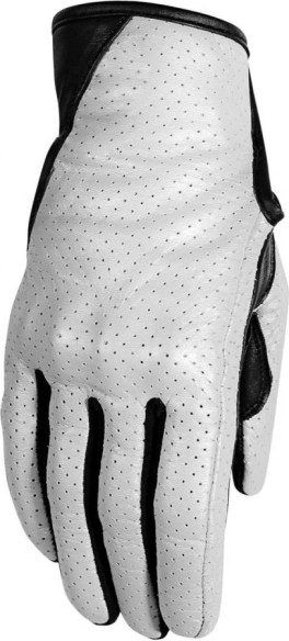 Manusi Moto Piele Dama Eve Black/Pearl