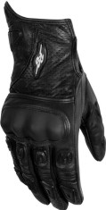 Manusi Moto Piele Quinn Black/White