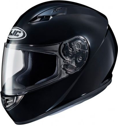 Casca Moto Full-Face CS-15 Solid Black Glossy