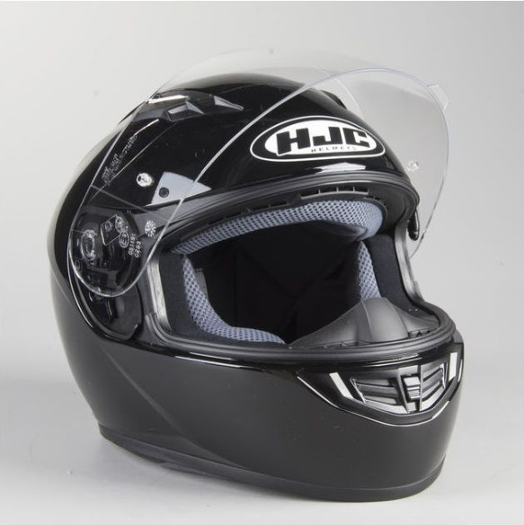 Casca Moto Full-Face CS-15 Solid Black Glossy