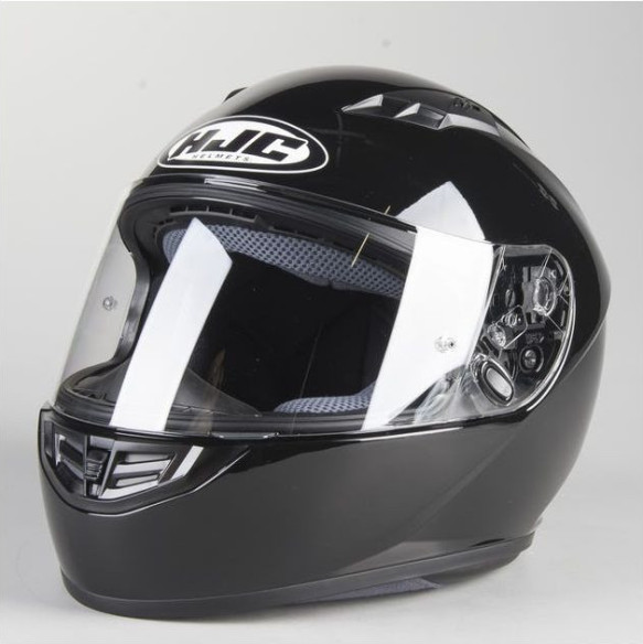 Casca Moto Full-Face CS-15 Solid Black Glossy