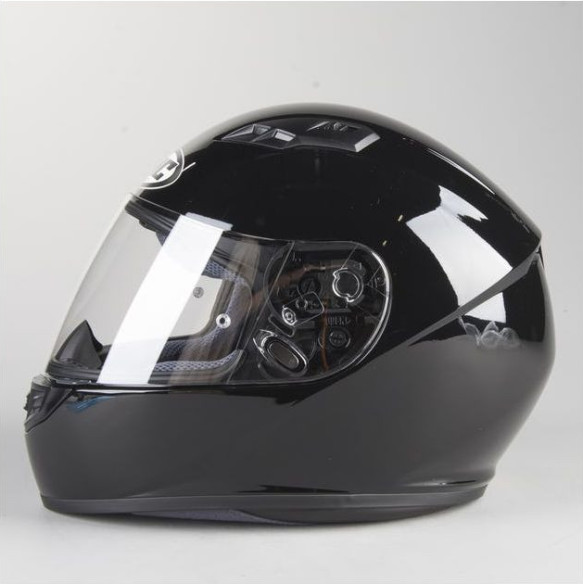 Casca Moto Full-Face CS-15 Solid Black Glossy