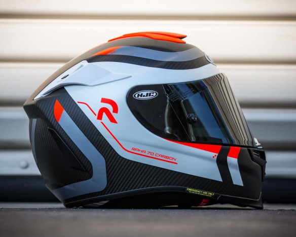 Casca Moto Full-Face RPHA 70 Carbon Reple Orange