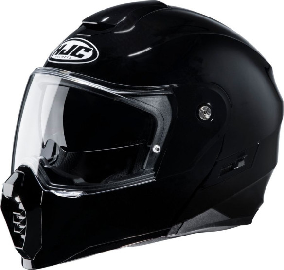 Casca Moto Flip-Up C80 Solid Black Matt