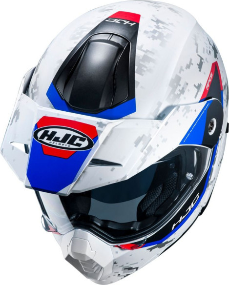 Casca Moto Flip-Up C80 Bult Alb