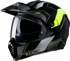 Casca Moto Flip-Up C80 Rox Yellow Fluo