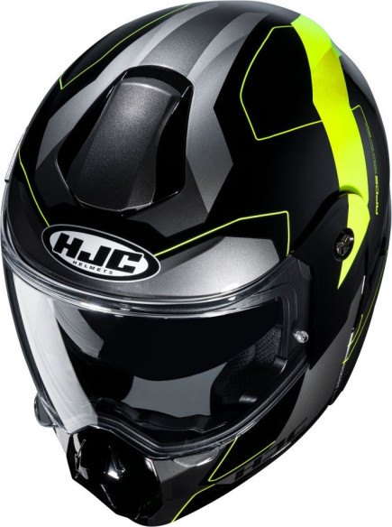 Casca Moto Flip-Up C80 Rox Yellow Fluo