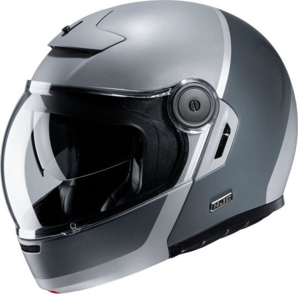 Casca Moto Flip-Up V90 Mobix Silver