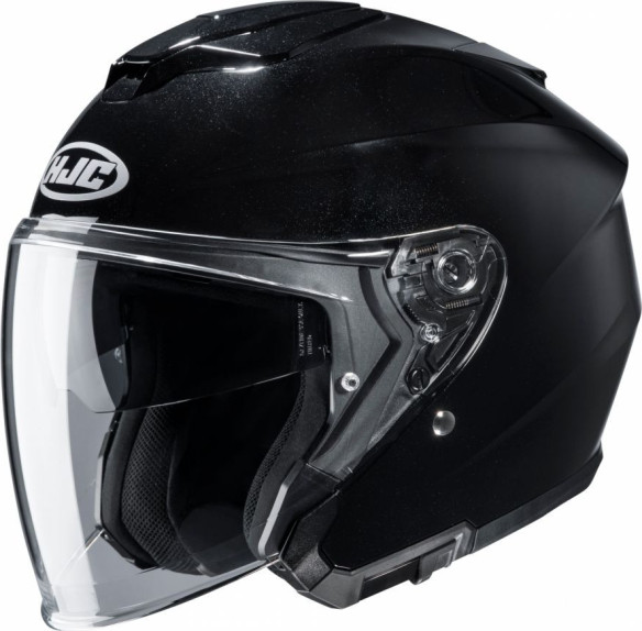 Casca Moto Jet i30 Solid Lucios Black