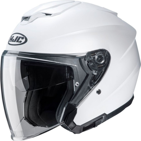 Casca Moto Jet i30 Solid Mat White