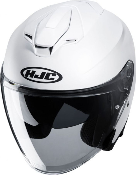 Casca Moto Jet i30 Solid Mat White