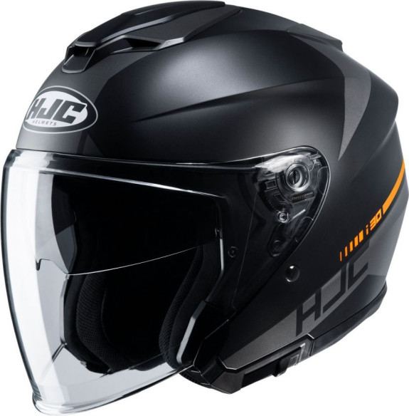 Casca Moto Jet i30 Baras Black