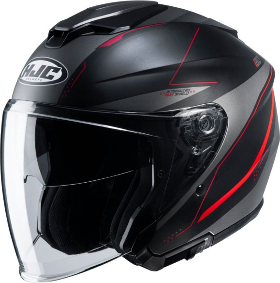 Casca Moto Jet i30 Slight Red