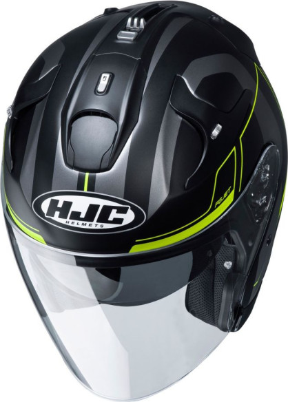 Casca Moto Jet FG-JET Komina Yellow Fluo