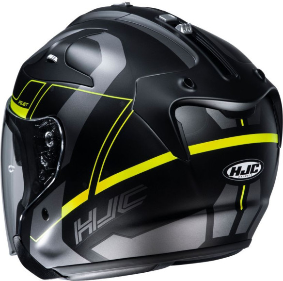 Casca Moto Jet FG-JET Komina Yellow Fluo