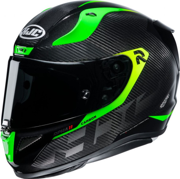 Casca Moto Full-Face RPHA 11 Carbon Bleer Green