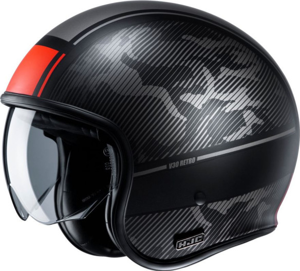 Casca Moto Jet V30 Alpi Red