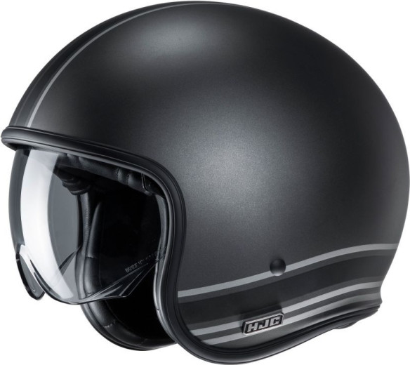 Casca Moto Jet V30 Senti Black Matt